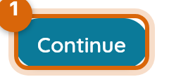 Close-up of the Continue button in the Alert warning dialog