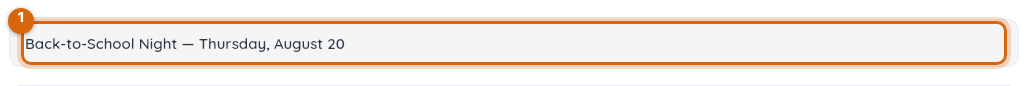 Close-up of the title field of a post, filled in